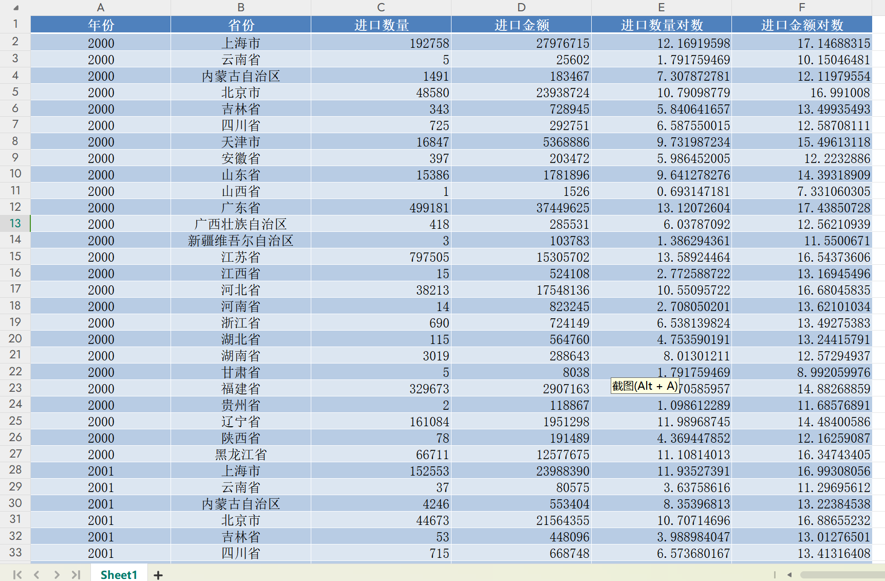 中国各省市AI算力数据概览